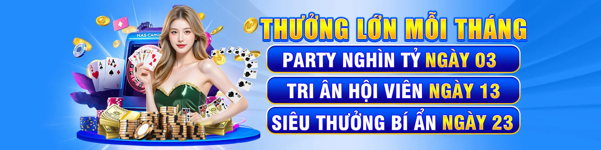 Banner khuyến mãi độc quyền của Hitclub App